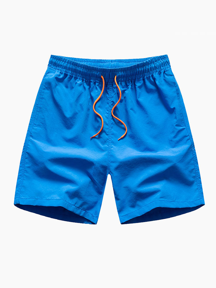 Regular Fit Palm Trees Silhouette Print Cotton T-Shirt & Swim Shorts — North Row | View 16