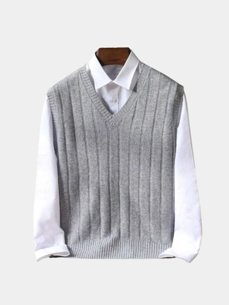 100% Merino Wool Pullover Sweater Vest — North Row | View 13