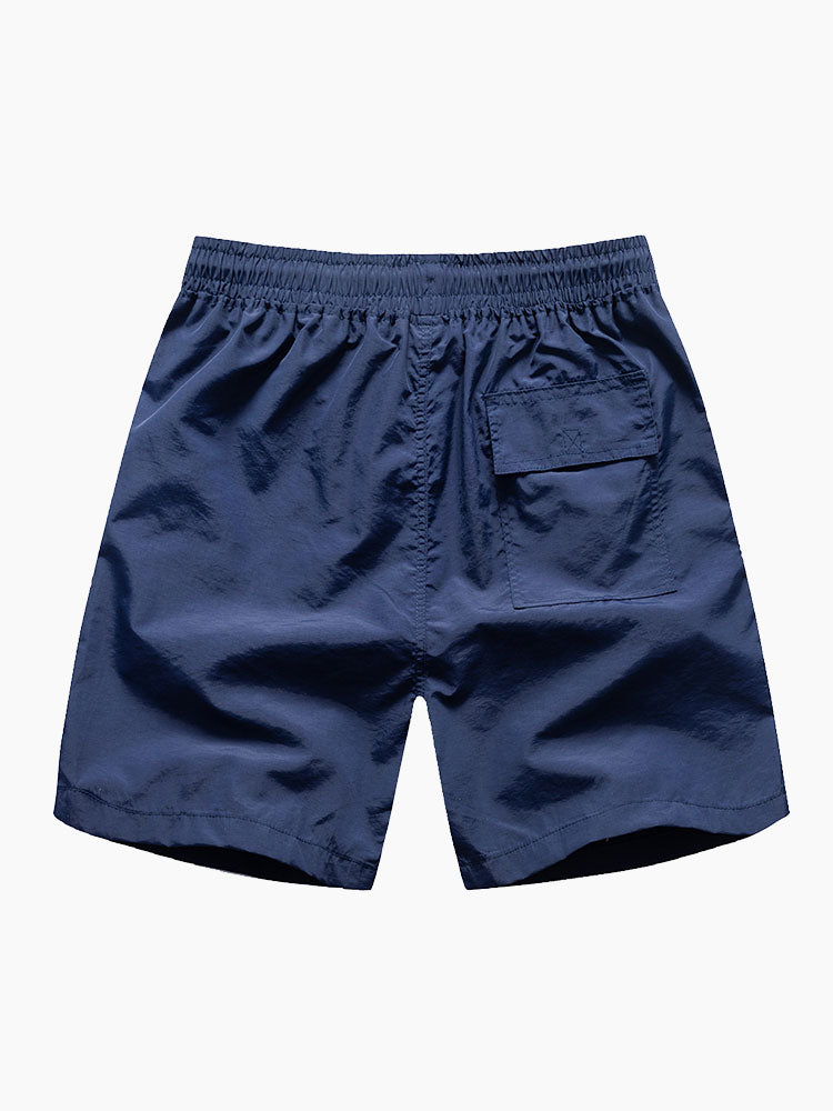 Island Sailing Print Button Up Shirt & Swim Shorts — North Row | Texture Detail