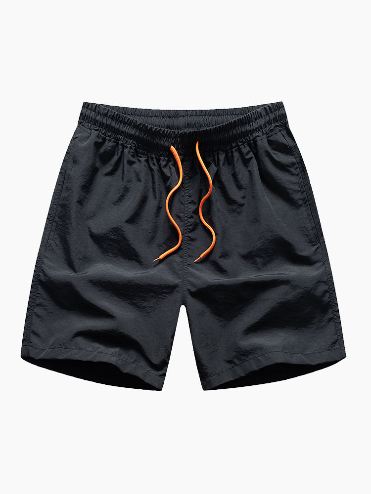 Island Sailing Print Button Up Shirt & Swim Shorts — North Row | Full Length