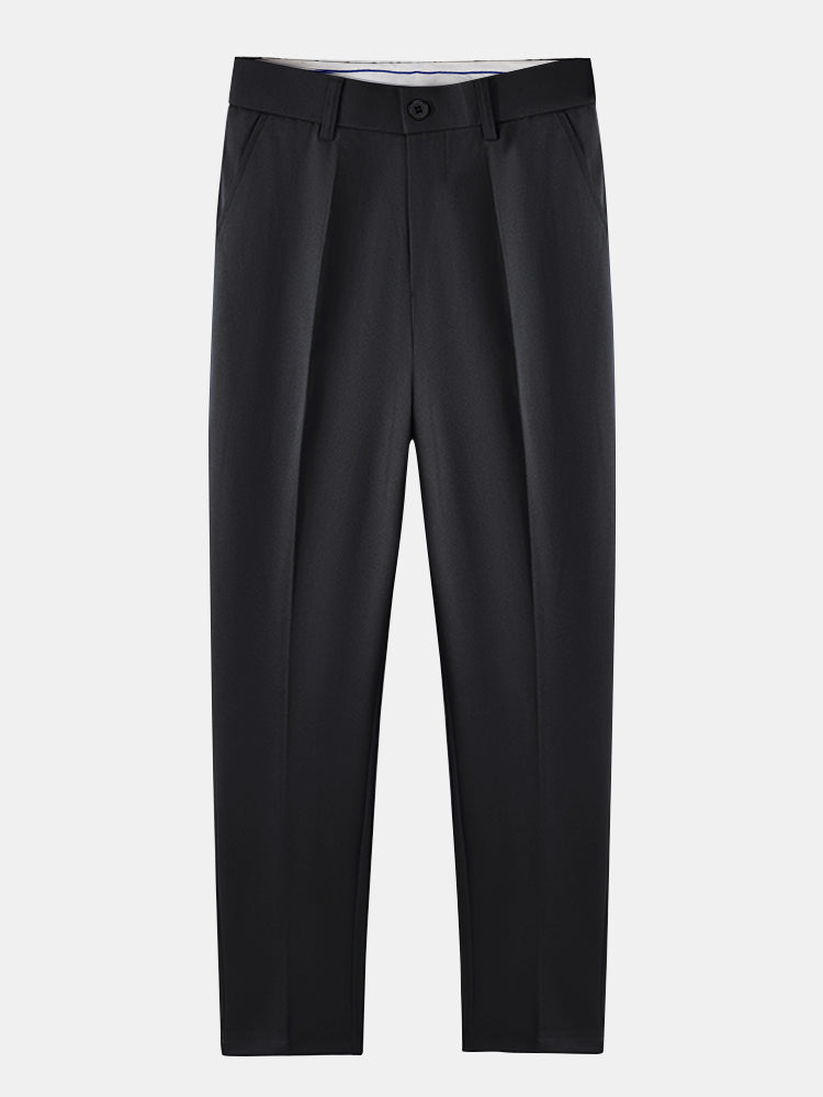 Slim Fit Tapered Trousers — North Row | View 17