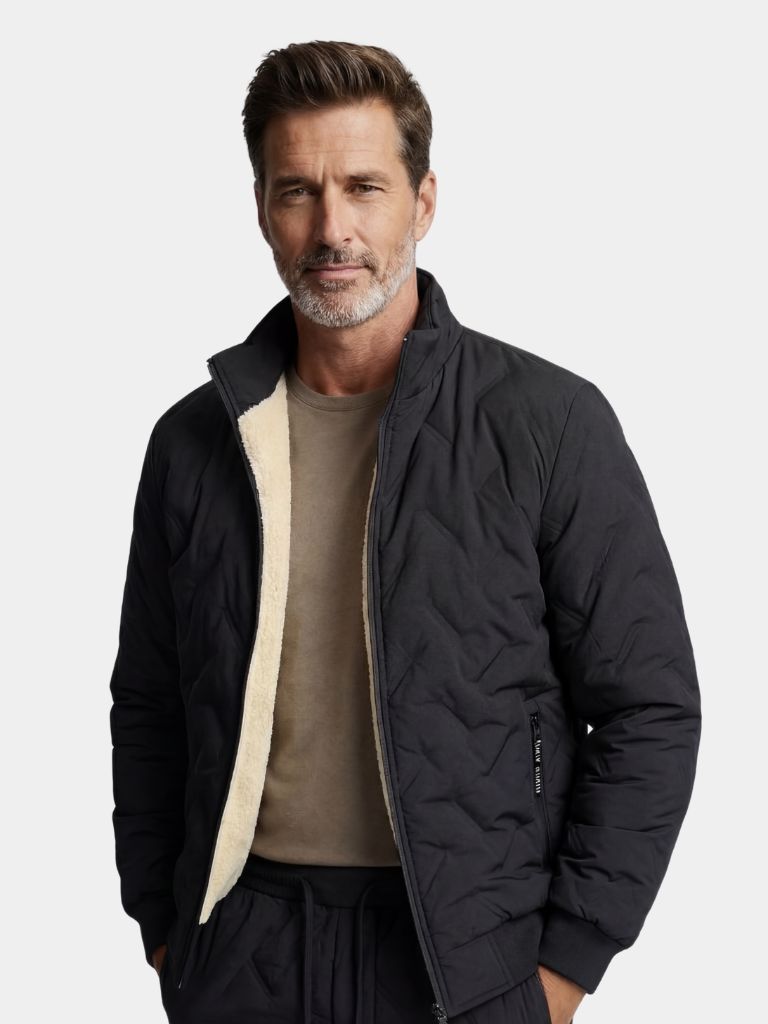 Premium Classic Sherpa Winter Tracksuit Set — North Row | Side View