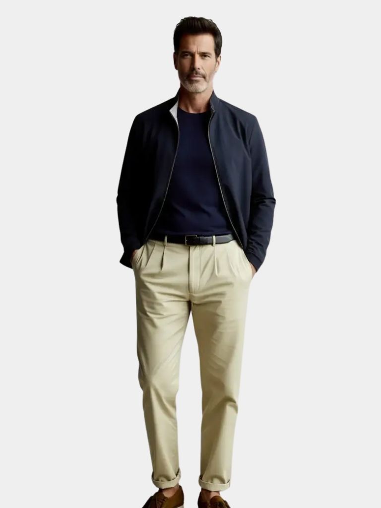 Lucien Zip Jacket — North Row | Back View