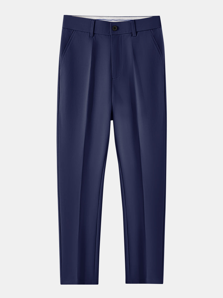 Slim Fit Tapered Trousers — North Row | View 18