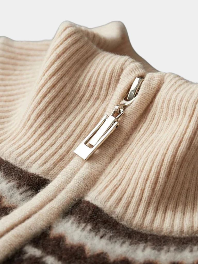 Valenbourg Nordic Knit Sweater — North Row | Detail View
