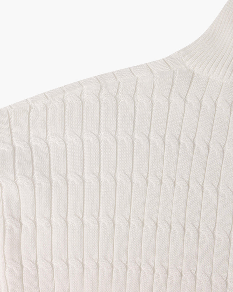 Caleb Half Zip Sweater — North Row | Flat Lay