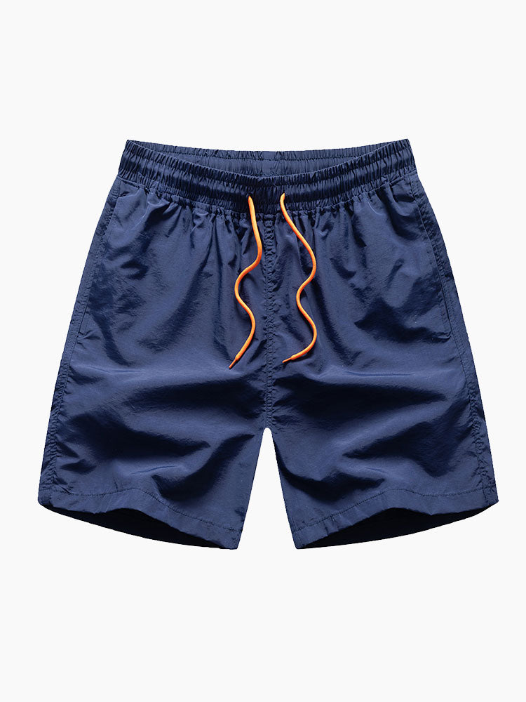 Island Sailing Print Button Up Shirt & Swim Shorts — North Row | Flat Lay