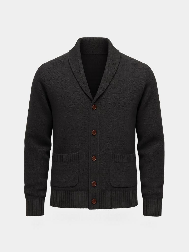 British Knit Cardigan — North Row | Texture Detail