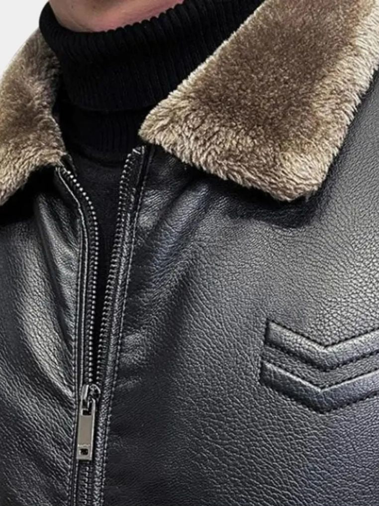 Highland Shearling Jacket — North Row | Detail View