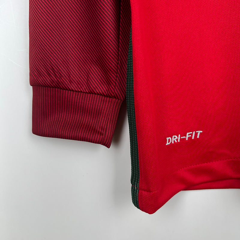 Jersey Portugal Retro 2016 Longsleeve Red