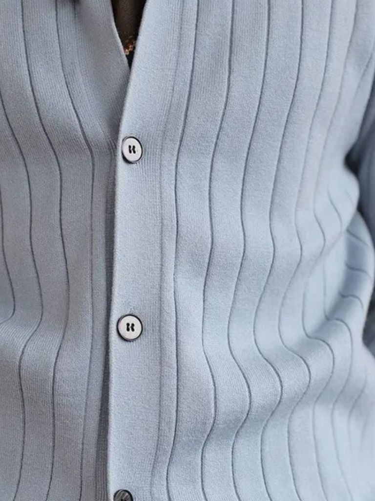 Knit Casual Cardigan — North Row | Texture Detail