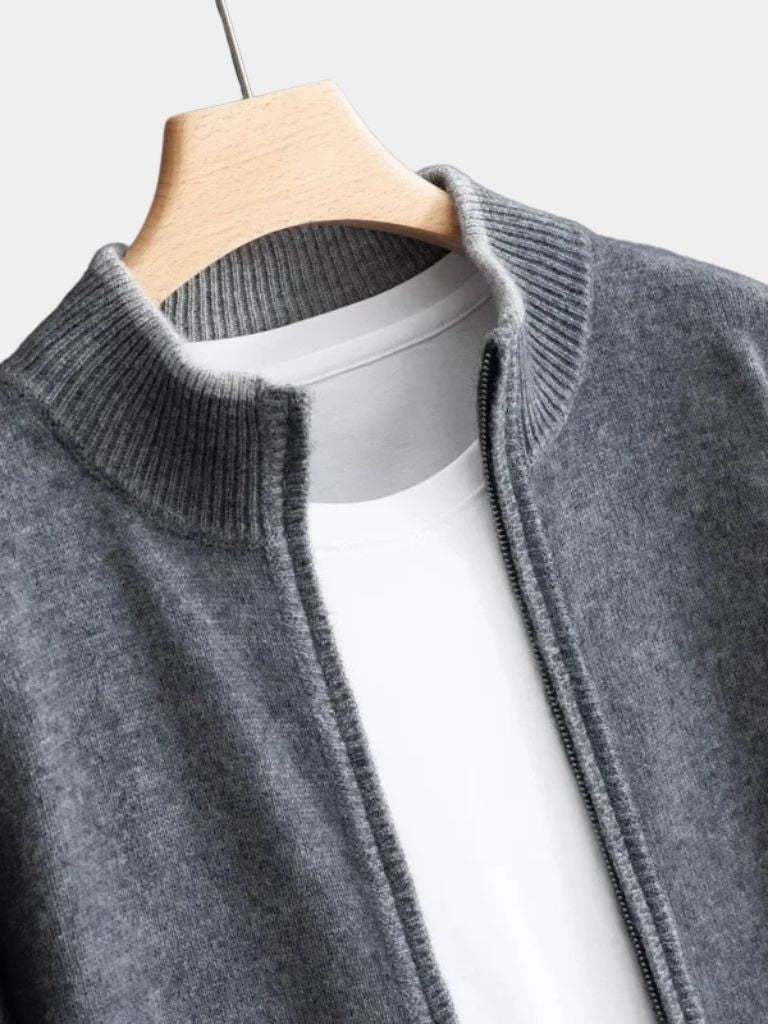 London Fog Cashmere Jacket — North Row | Model Wearing