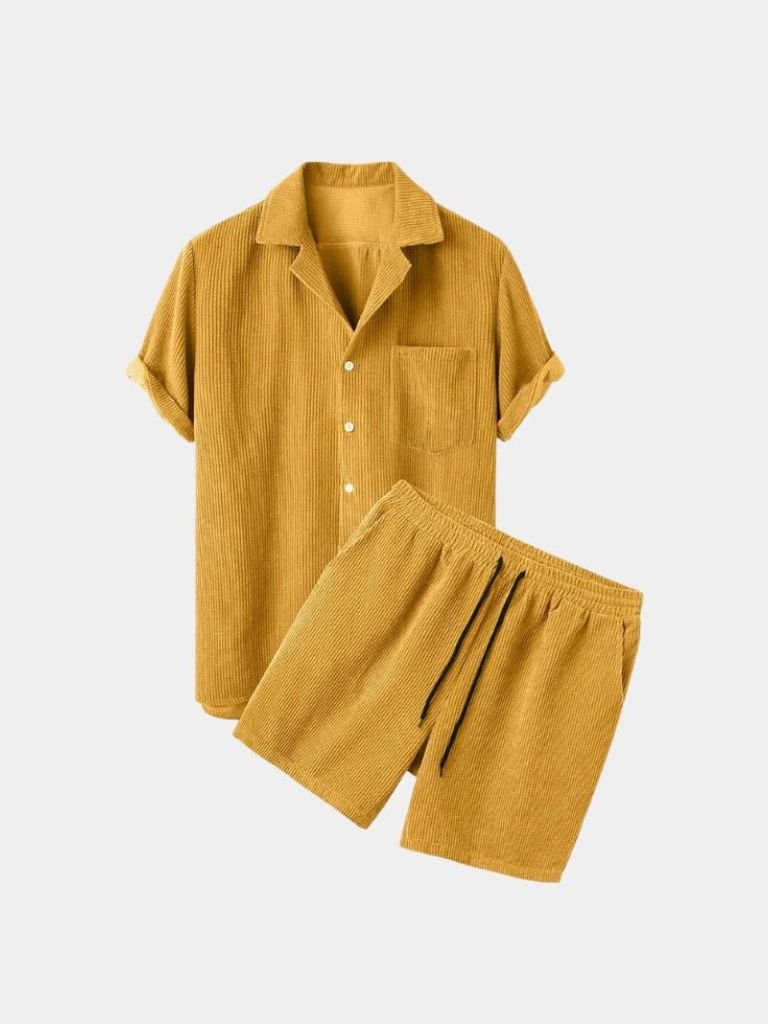 Summer Corduroy Set Shorts and Shirt — North Row | Worn Look