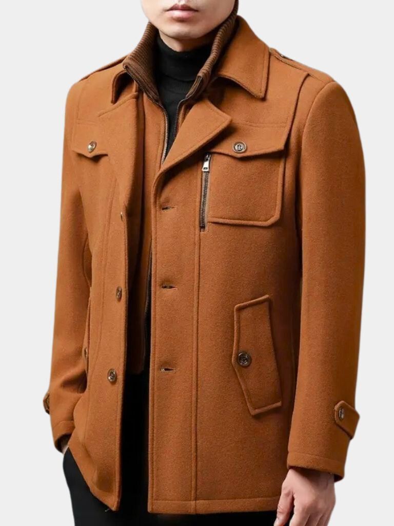 Old Money Two-Piece Winter Coat — North Row | Detail View