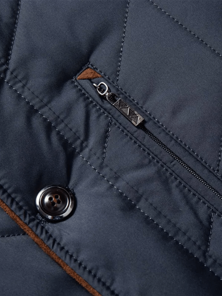 Quilted Winter Jacket — North Row | Close-Up