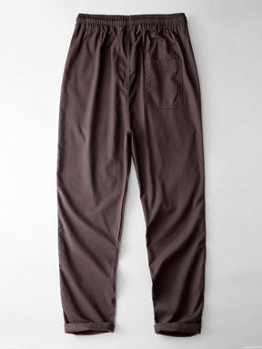 Straight Leg Linen Pants — North Row | Close-Up