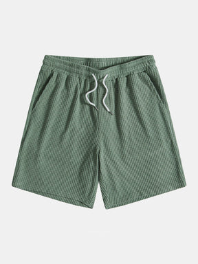 Waffle Button Up Shirt & Shorts — North Row | View 13