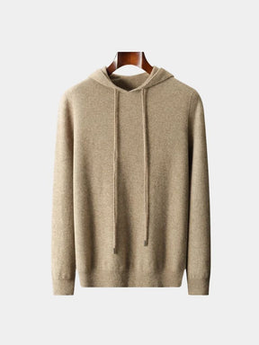 100% Cashmere Hooded Sweater — North Row | Side View