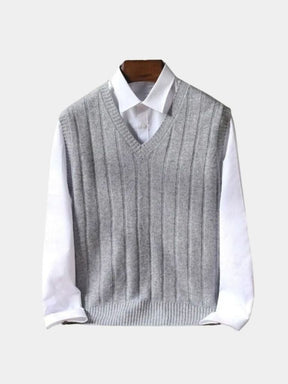 100% Merino Wool Pullover Sweater Vest — North Row | View 13