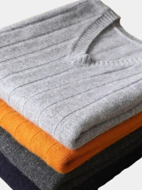 100% Merino Wool Pullover Sweater Vest — North Row | Close-Up
