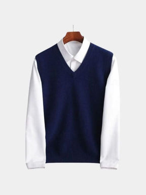 100% Merino Wool Sweater Vest — North Row | Flat Lay