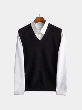 100% Merino Wool Sweater Vest — North Row | Worn Look