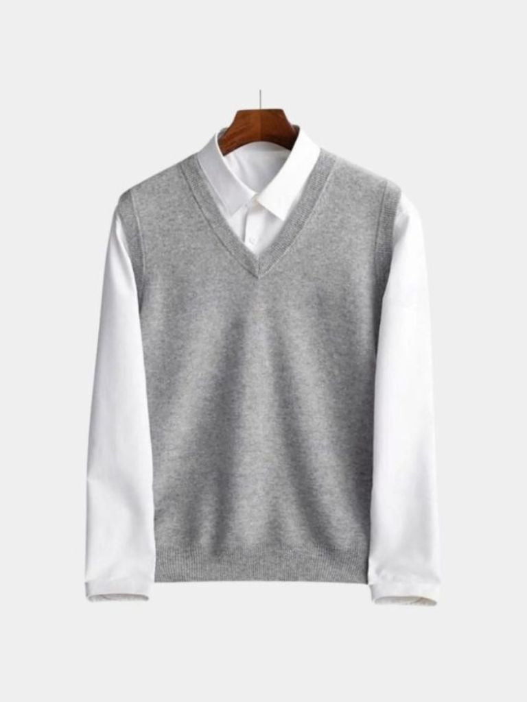 100% Merino Wool Sweater Vest — North Row | Full Length