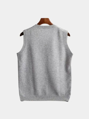 100% Merino Wool Sweater Vest — North Row | Texture Detail