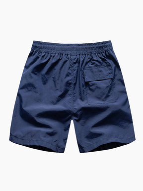 Island Sailing Print Button Up Shirt & Swim Shorts — North Row | Texture Detail