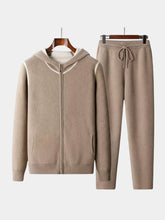Belvoir Taupe Cashmere Set — North Row | Front View