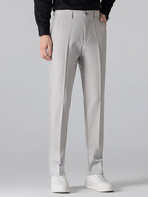 Slim Fit Tapered Trousers — North Row | Flat Lay