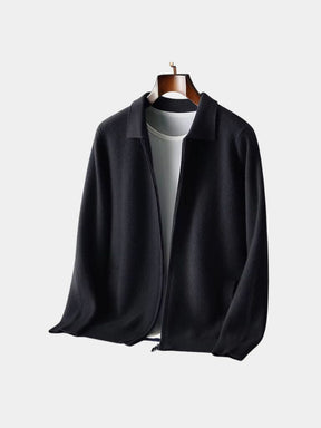 Cashmere Heritage Knit Jacket — North Row | Flat Lay
