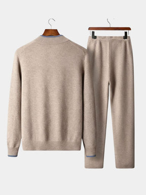 Heritage Cashmere Lounge Set — North Row | Texture Detail