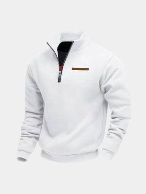 Slate Urban High Collar Pullover — North Row | Full Length