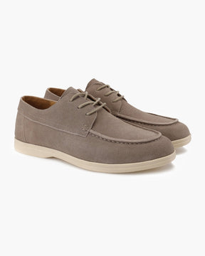 Premium Suede Lace Shoes — North Row | Side View