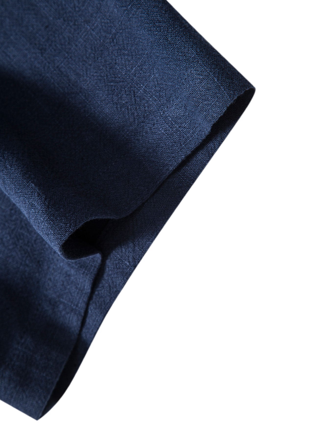 Linen Rayon Blend Button Up Shirt & Straight Leg Linen Pants — North Row | View 25