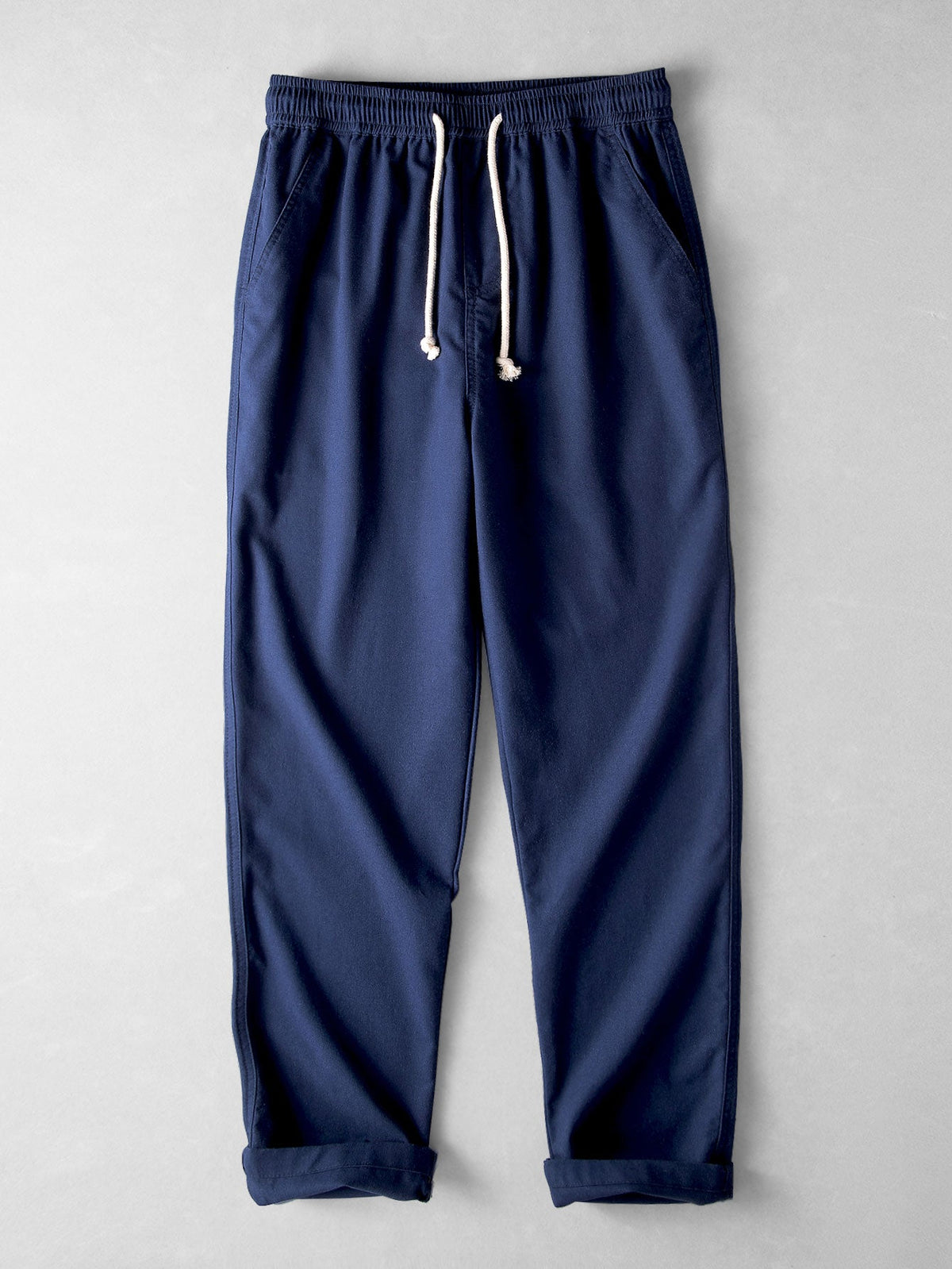 Straight Leg Linen Pants — North Row | Flat Lay