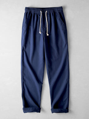 Straight Leg Linen Pants — North Row | Flat Lay