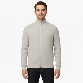 Amal Full-Zip Wool Gilet — North Row | Side View