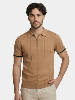 Royal Zip Polo — North Row | Front View