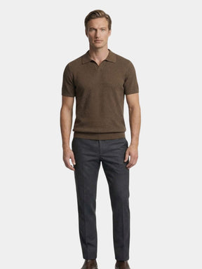 Brownstone Polo Shirt — North Row | Back View