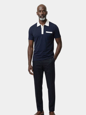 Elegant Golf Polo Shirt — North Row | Back View