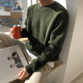 Cotton Sweater — North Row | Front View