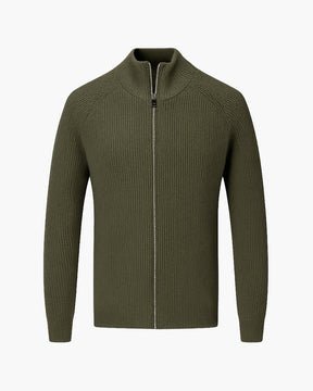 Amal Full-Zip Wool Gilet — North Row | Back View