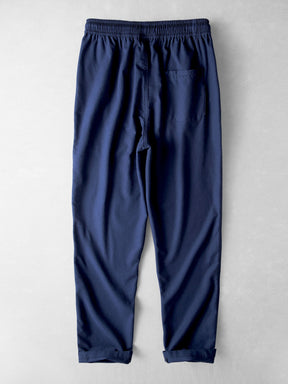 Straight Leg Linen Pants — North Row | Texture Detail