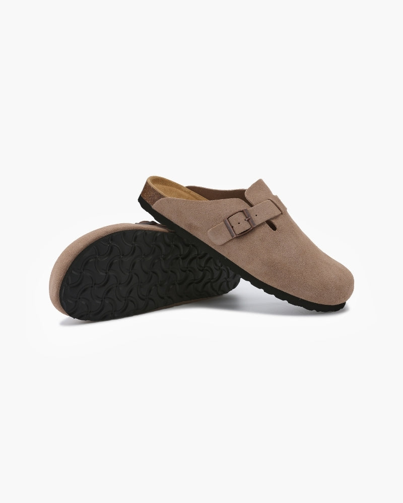Suede Clogs — North Row | Detail View