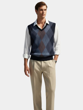 Academic Essential Knit Vest — North Row | Detail View