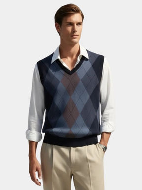 Academic Essential Knit Vest — North Row | Front View