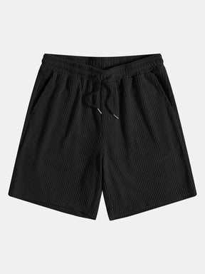 Waffle Button Up Shirt & Shorts — North Row | Collar Detail