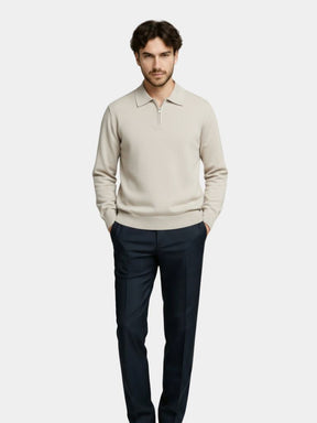 Casual Polo Pullover — North Row | Back View